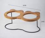 Spine Protection Bowl Holder for Cat Food and Water